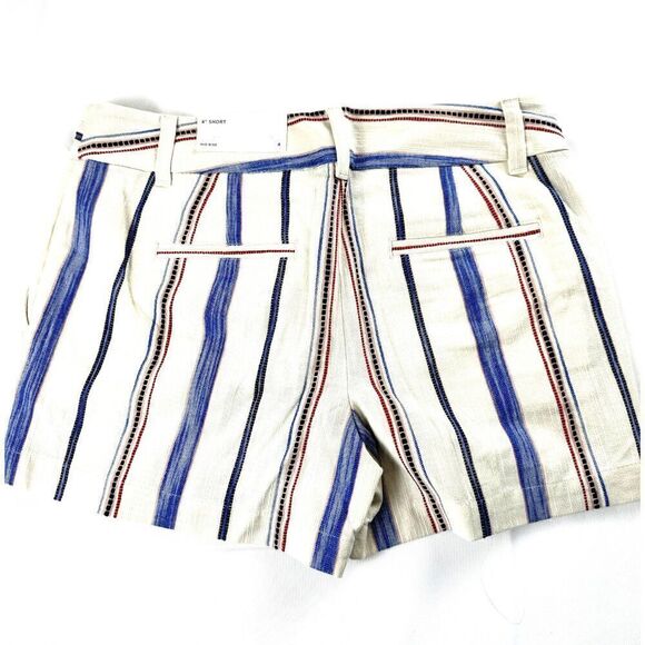 NWT Women's LOFT 4" Dressy Striped Shorts w/ Pockets SZ 4  // Summer / Preppy / - Picture 2 of 8